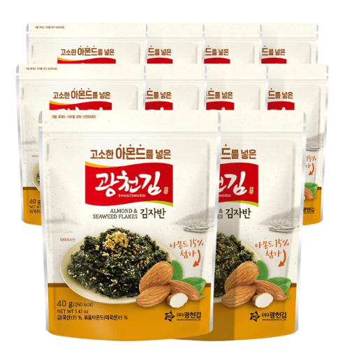 광천김 아몬드 김자반 40g