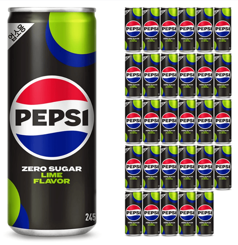 펩시제로슈거 라임향 245ml 30캔