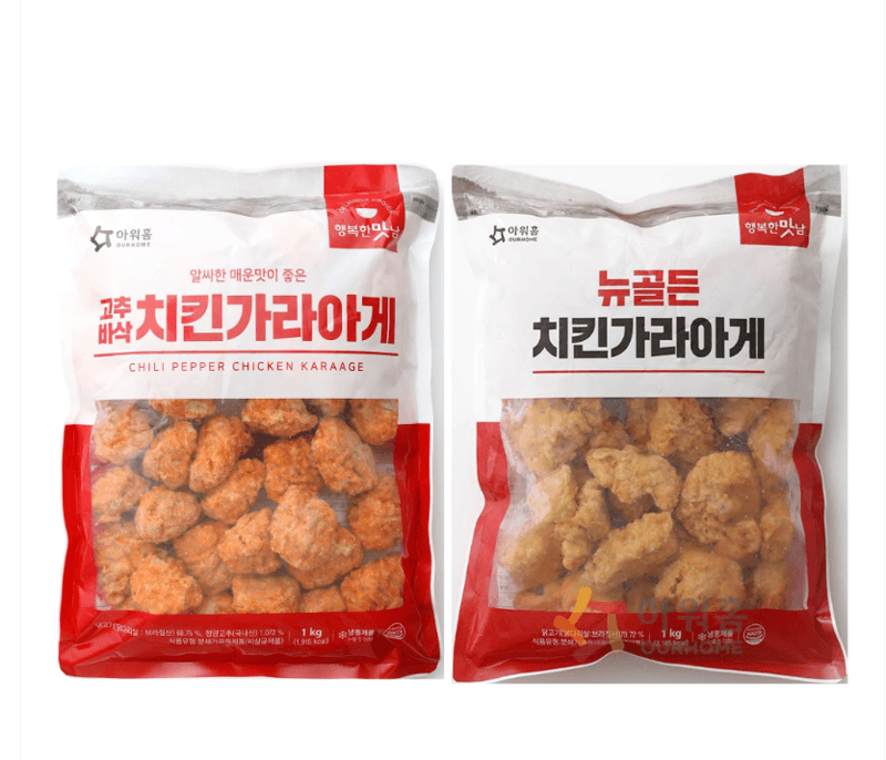 아워홈 치킨가라아게 2종 세트