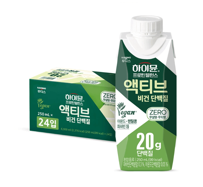 하이뮨 비건 단백질 제로 24팩