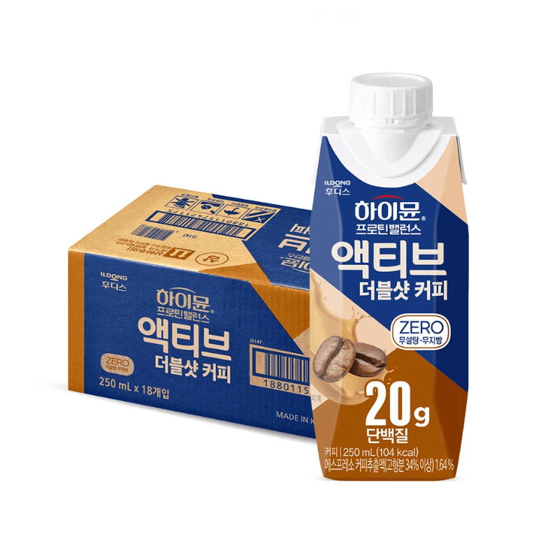 하이뮨 프로틴 액티브 제로 더블샷커피