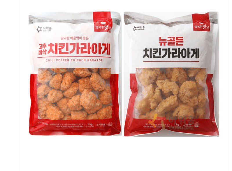 아워홈 치킨가라아게 1kg 2종 세트