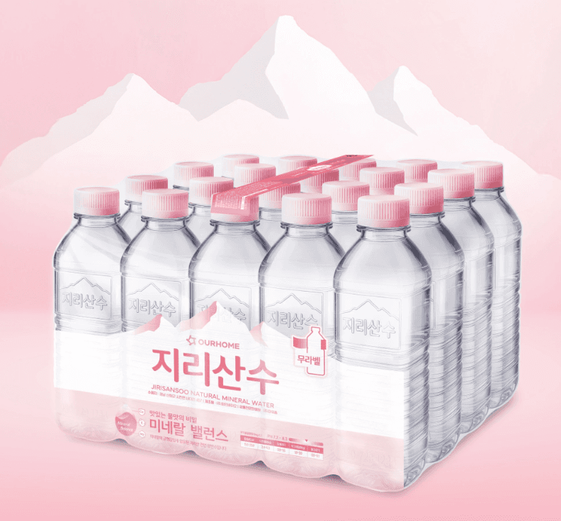 아워홈 지리산수 500ml 40개