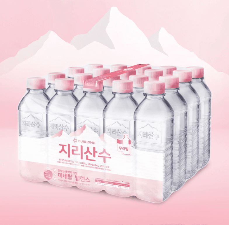 아워홈 지리산수 500ml 40개