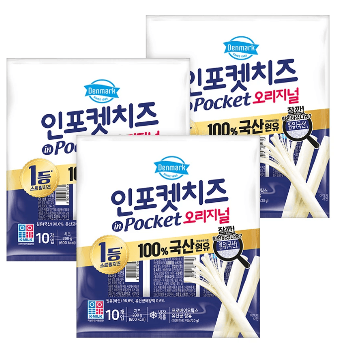 동원 덴마크 인포켓치즈 30개