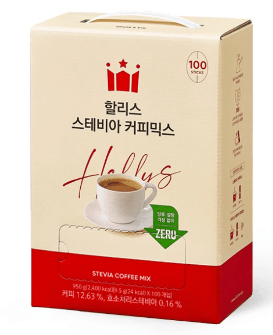 할리스 스테비아 커피믹스 100개