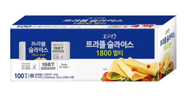 소와나무 트리플 슬라이스치즈