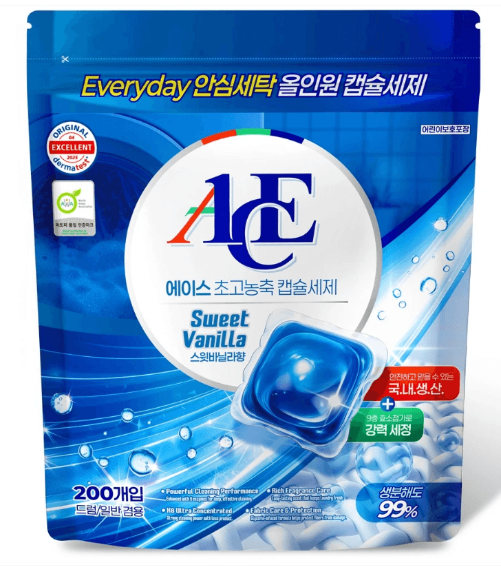 에이스 고농축 캡슐세제 200개