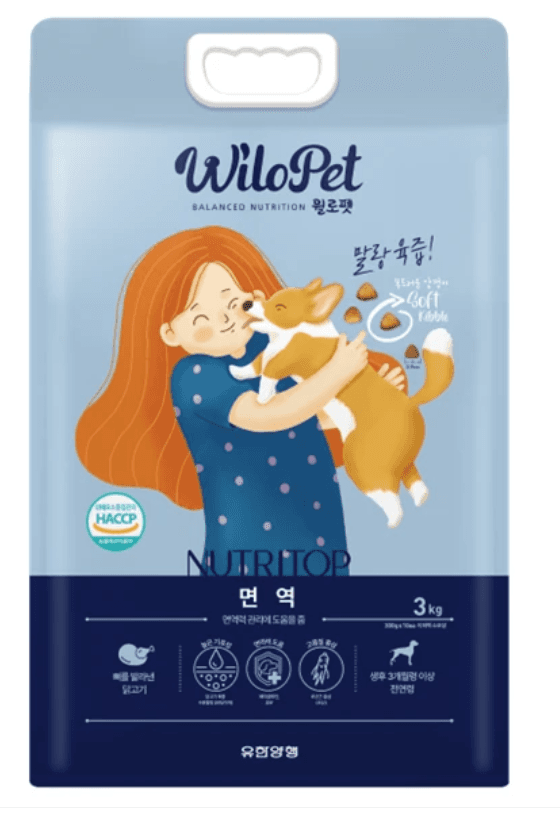 윌로펫 뉴트리탑 면역 3kg