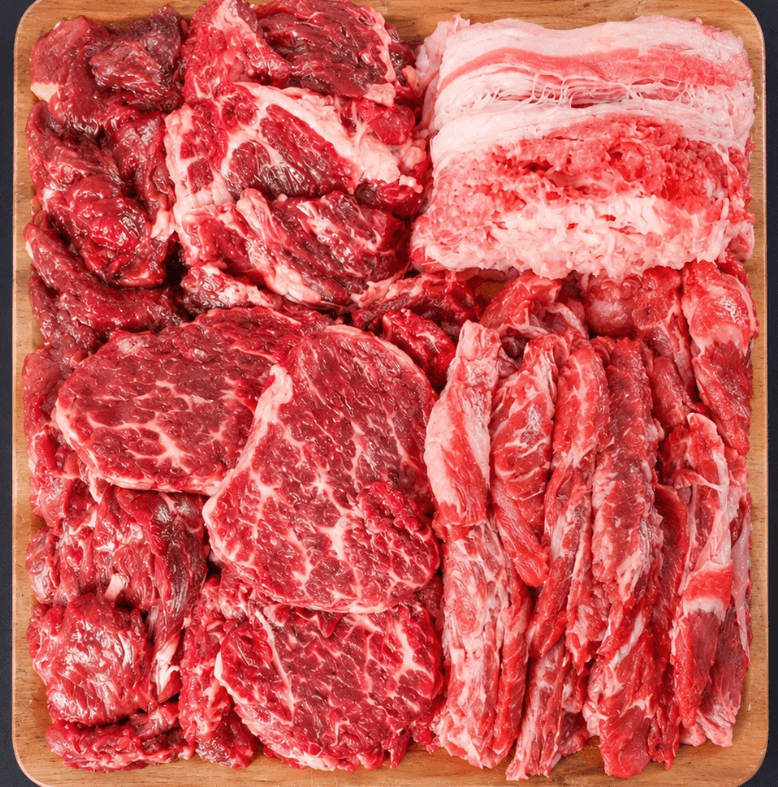 산지로드 소고기 모둠 1kg