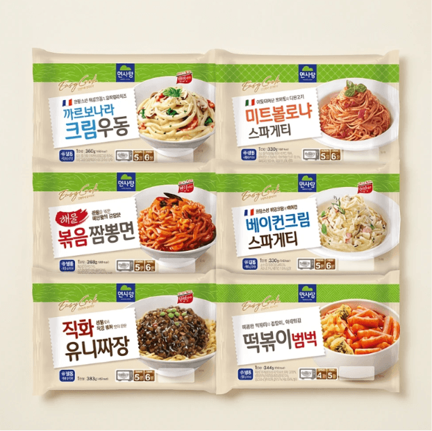 면사랑 PX 냉동면 6종