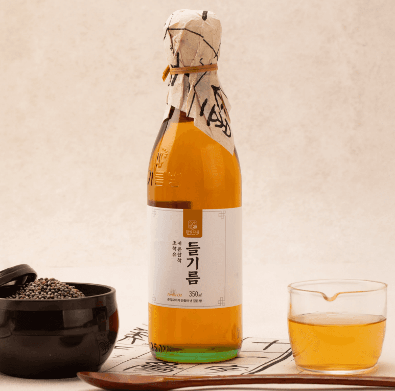 참빛다움 저온압착 들기름 350ml