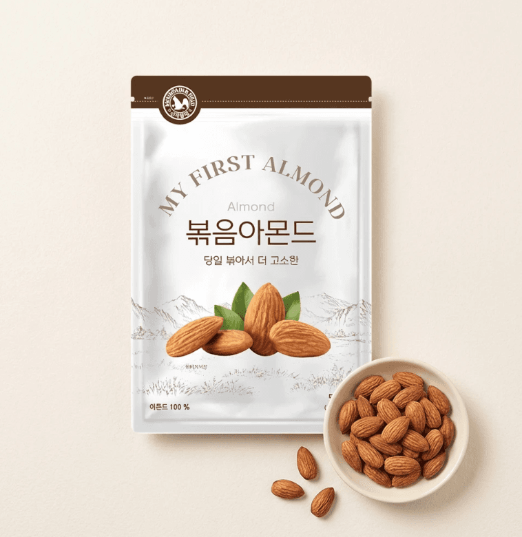산과들에 볶음 아몬드 500g