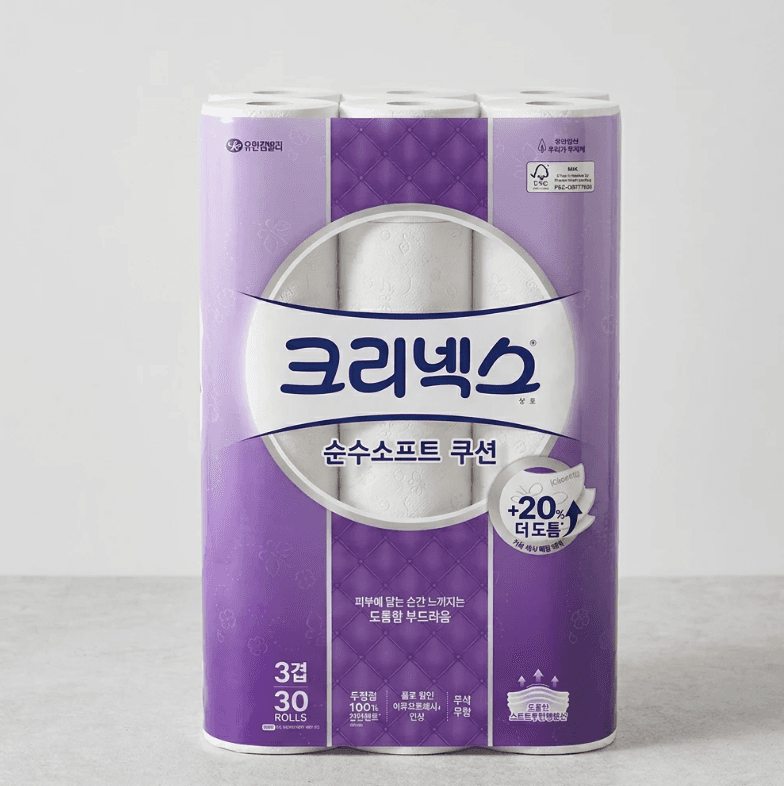 크리넥스 순수소프트 60롤