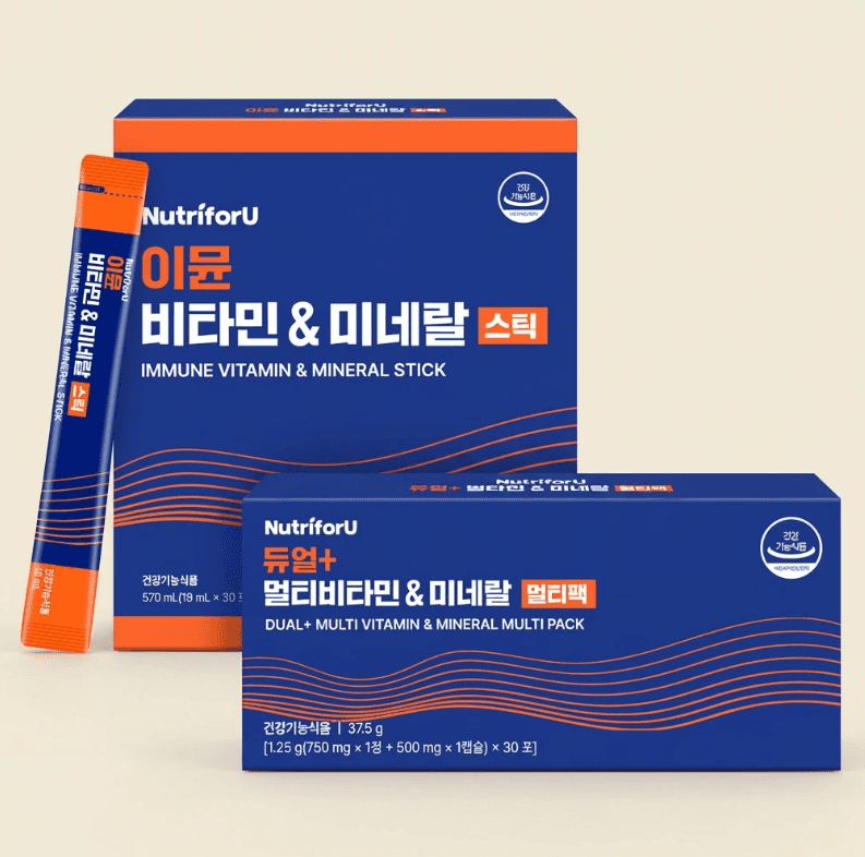 뉴트리포유 듀얼+ 이뮨 멀티비타민 30개