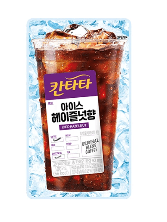 칸타타 아이스 헤이즐넛 190ml 20개