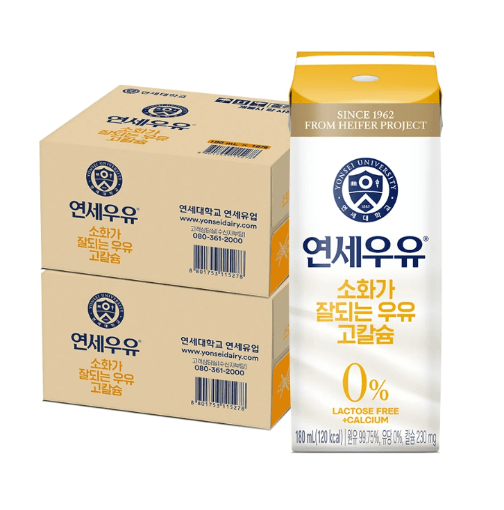 연세우유 고칼슘 우유 180ml 32팩