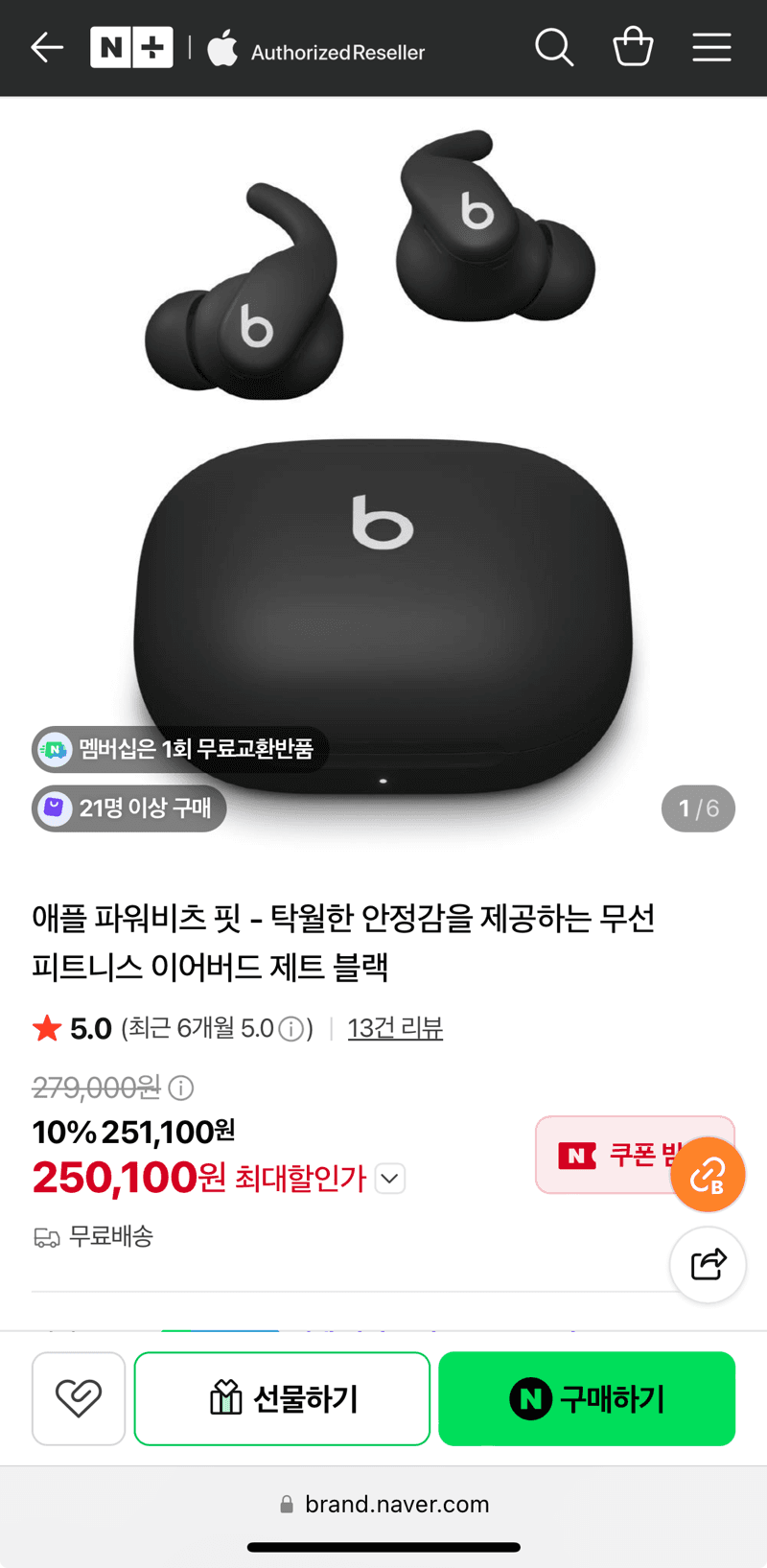 Apple 파워비츠 핏