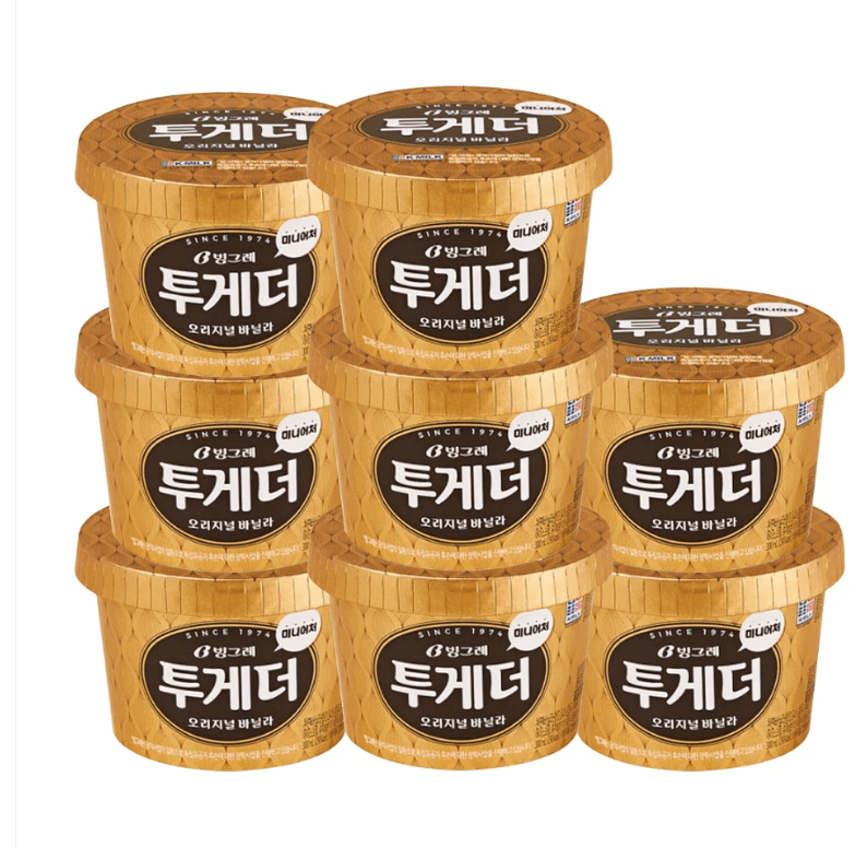 빙그레 투게더 바닐라 8개