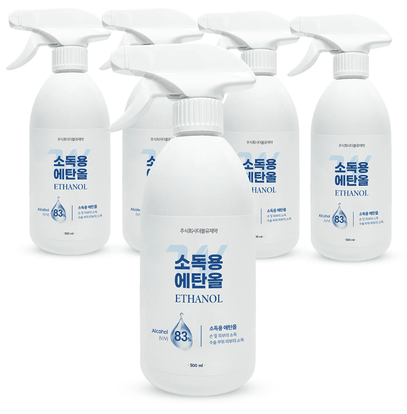 소독용 에탄올 500ml 5개