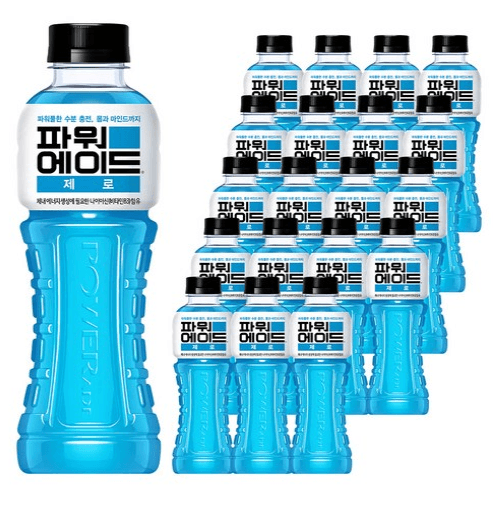 파워에이드 제로 600ml 20개