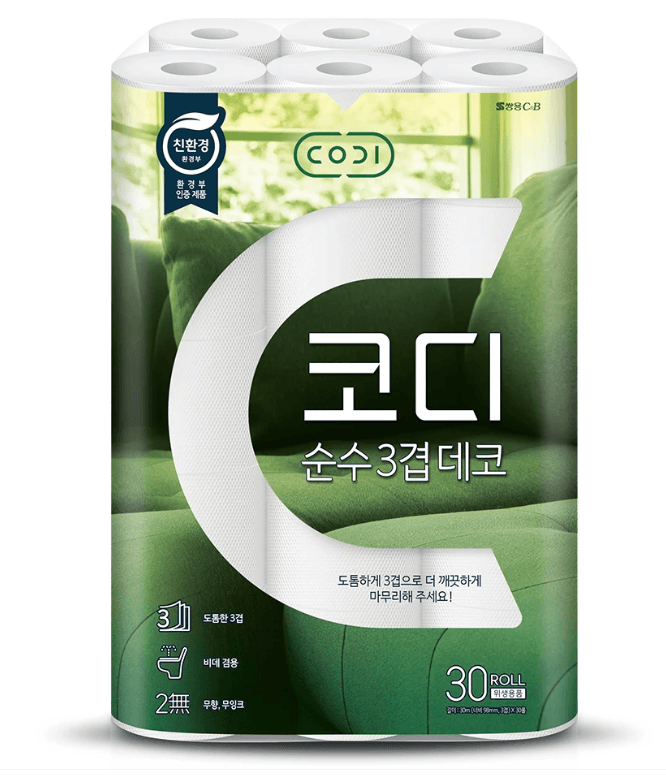 코디 두루마리 휴지 30롤