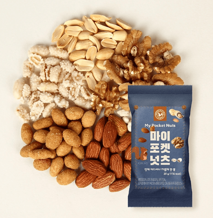 산과들에 마이포켓넛츠 100봉지