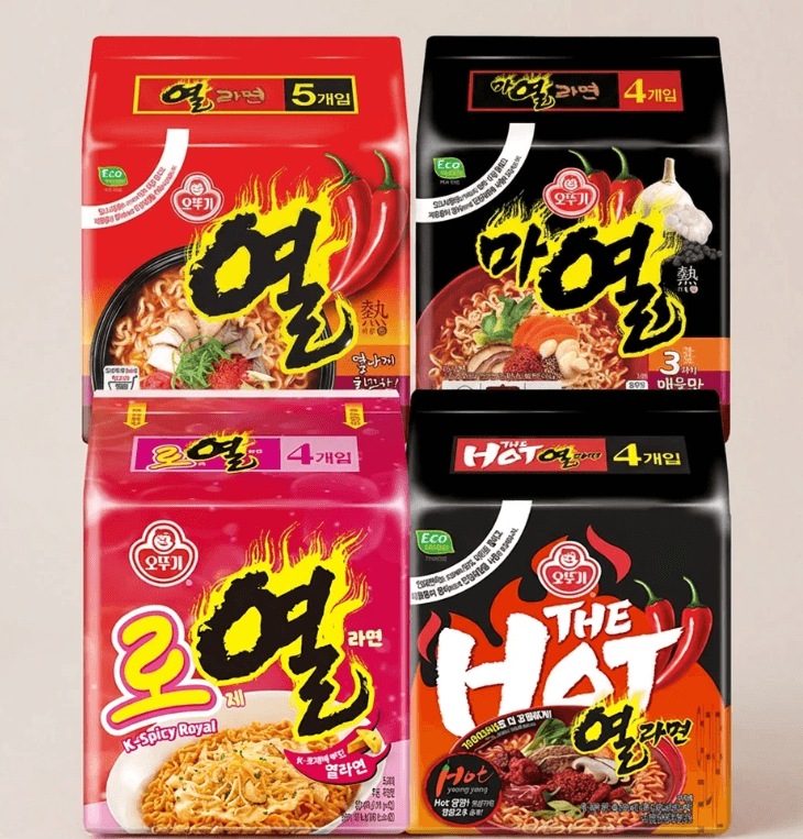 Ottogi Yeol Ramyeon 17-pack Set
