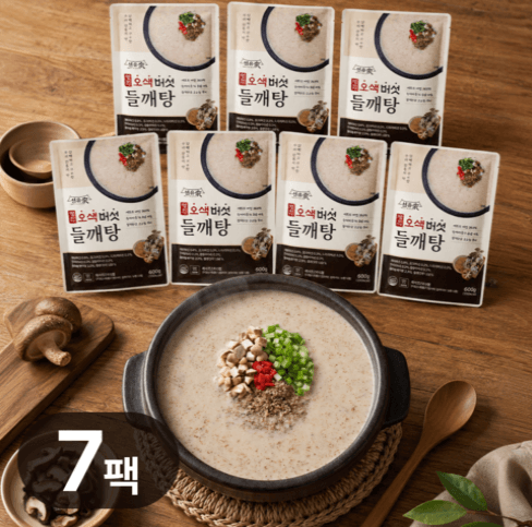 이채원 오색버섯 들깨탕 7팩