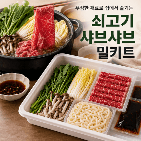 쇠고기 샤브샤브 밀키트 1.2kg