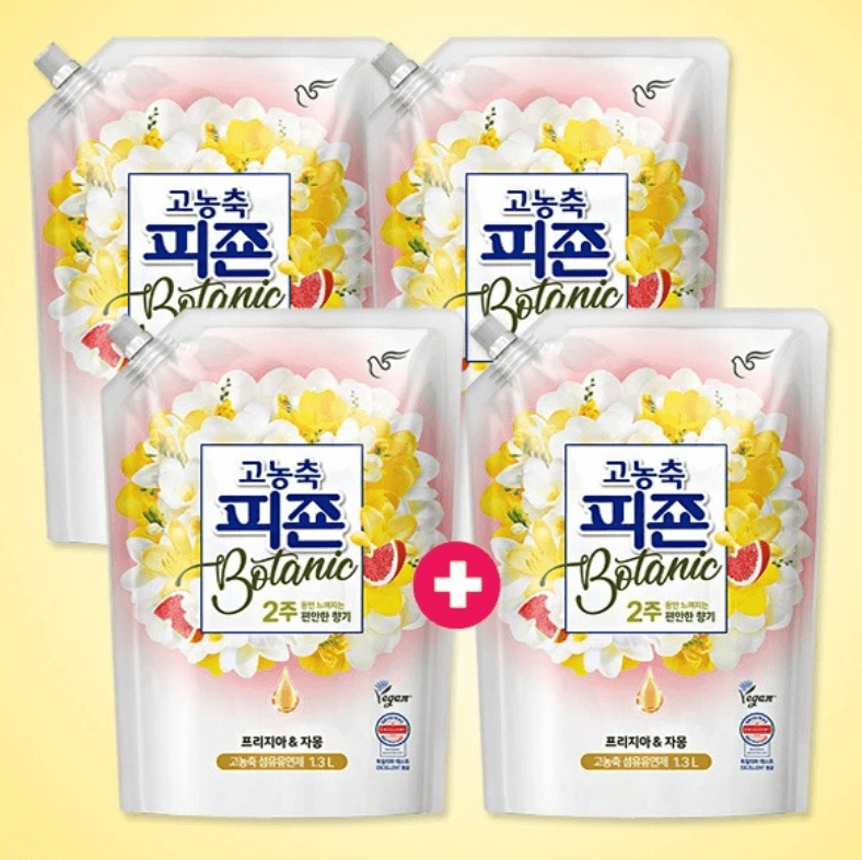 피죤 보타닉 섬유유연제 1.3L 4개