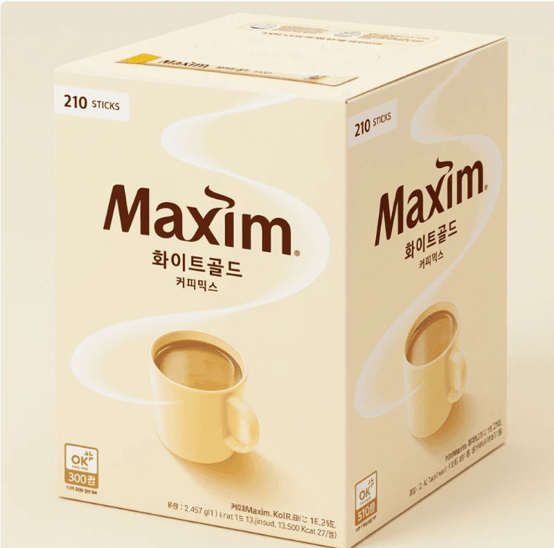 맥심 화이트골드 210T 2개