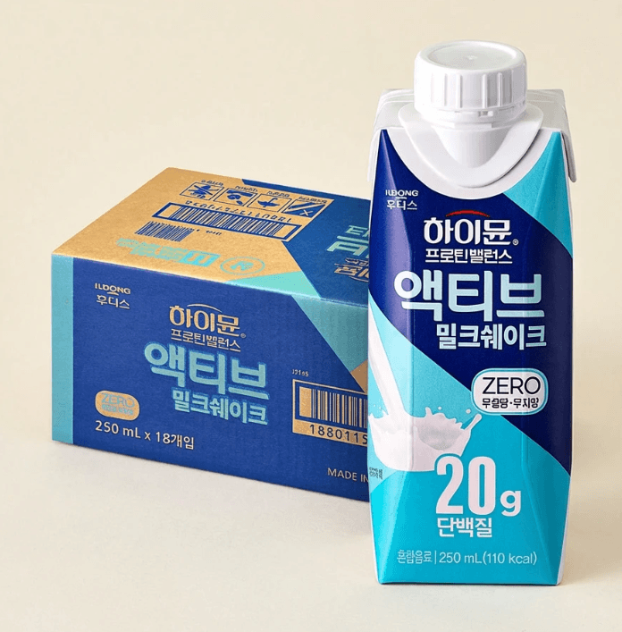 액티브 제로 밀크쉐이크 18개