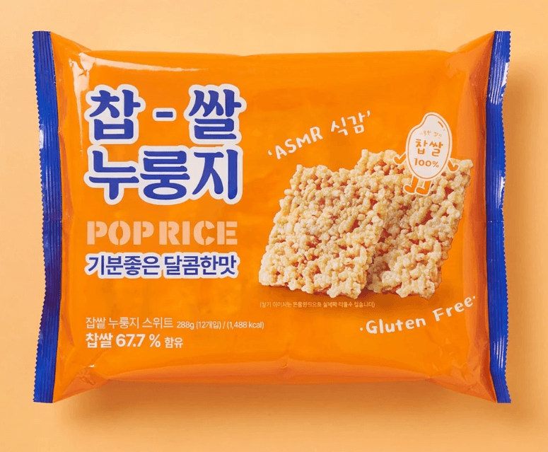 찹쌀누룽지 스위트맛 4개