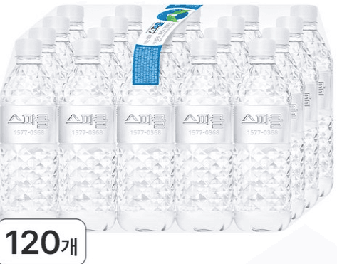 스파클 무라벨 생수 500ml 120개