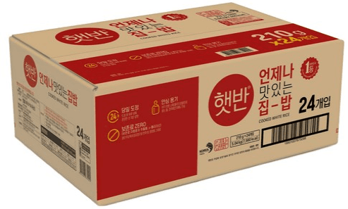 햇반 백미밥 24개입