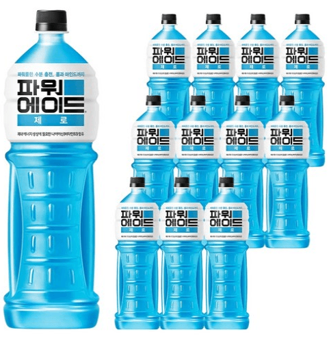 파워에이드 제로 1.5L 12개