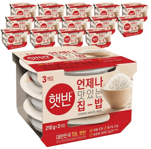 햇반 백미밥 210g 45개