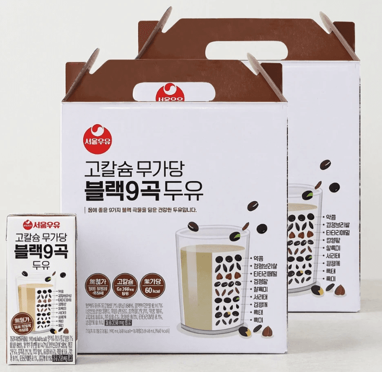 서울우유 고칼슘 무가당 두유 32개