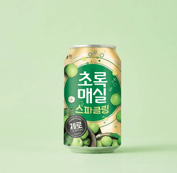 웅진 초록매실 스파클링제로 24캔