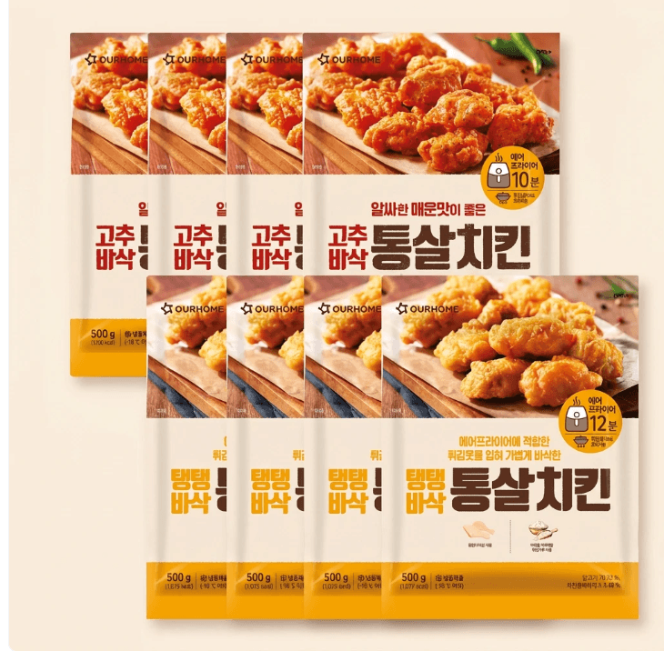 아워홈 통살치킨 500g 4세트
