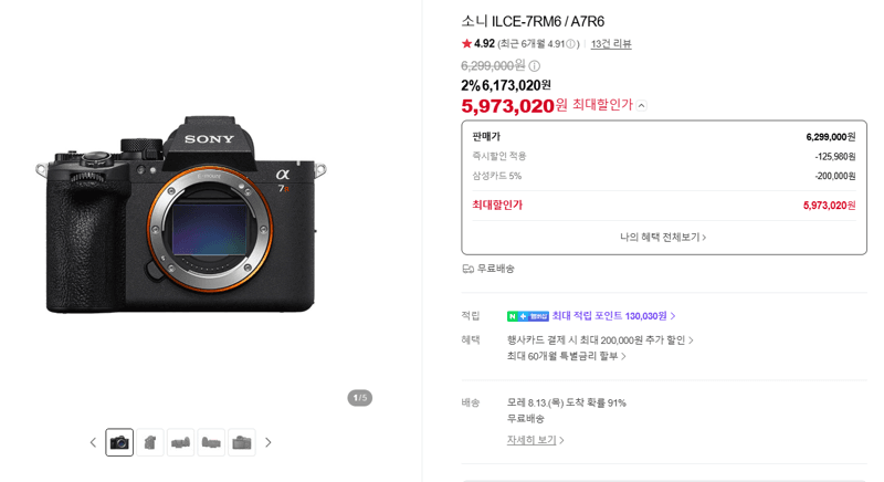 Sony A7R6 ILCE-7RM6
