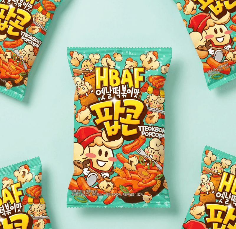 바프 옛날떡볶이맛 팝콘 12개