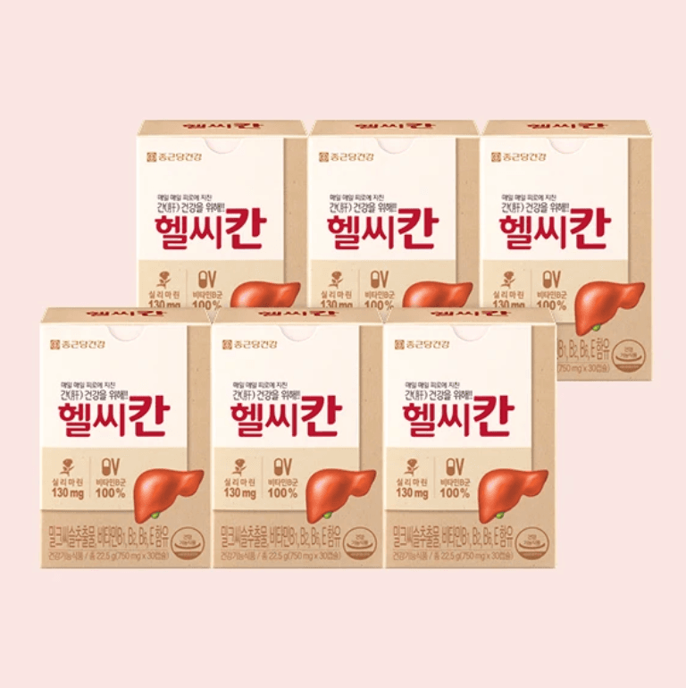 종근당건강 헬씨칸 30캡슐 6박스