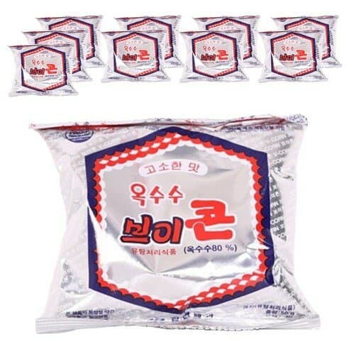 브이콘 옥수수 과자 10개