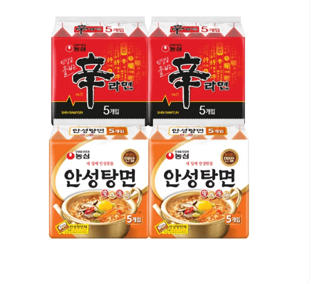 농심 신라면+안성탕면 20개