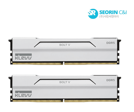 에센코어 클레브 DDR5-6000 CL30 BOLT V 화이트 AMD 패키지