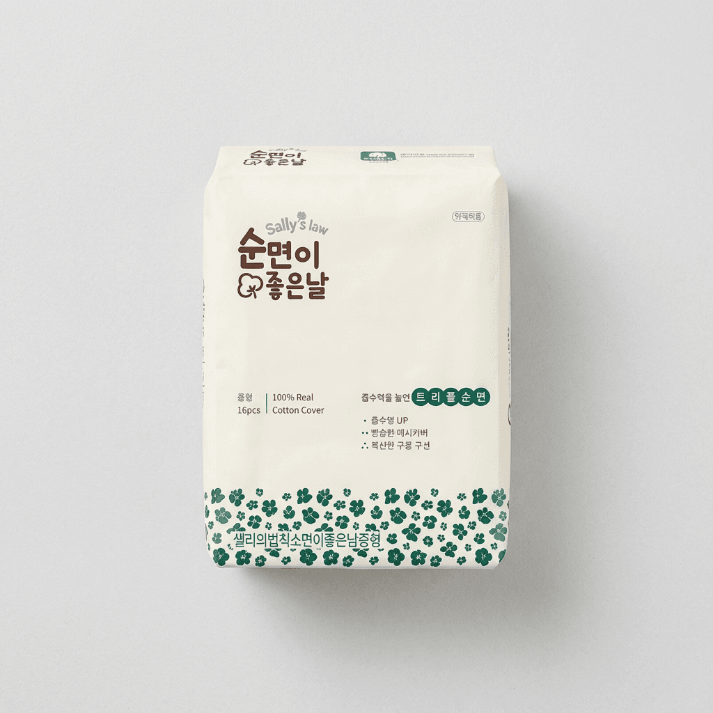 순면이좋은날 트리플 중형 80매
