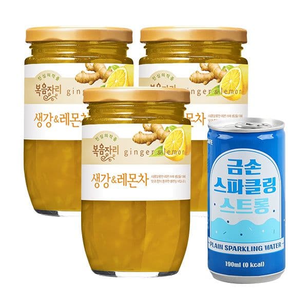복음자리 생강레몬차 500g