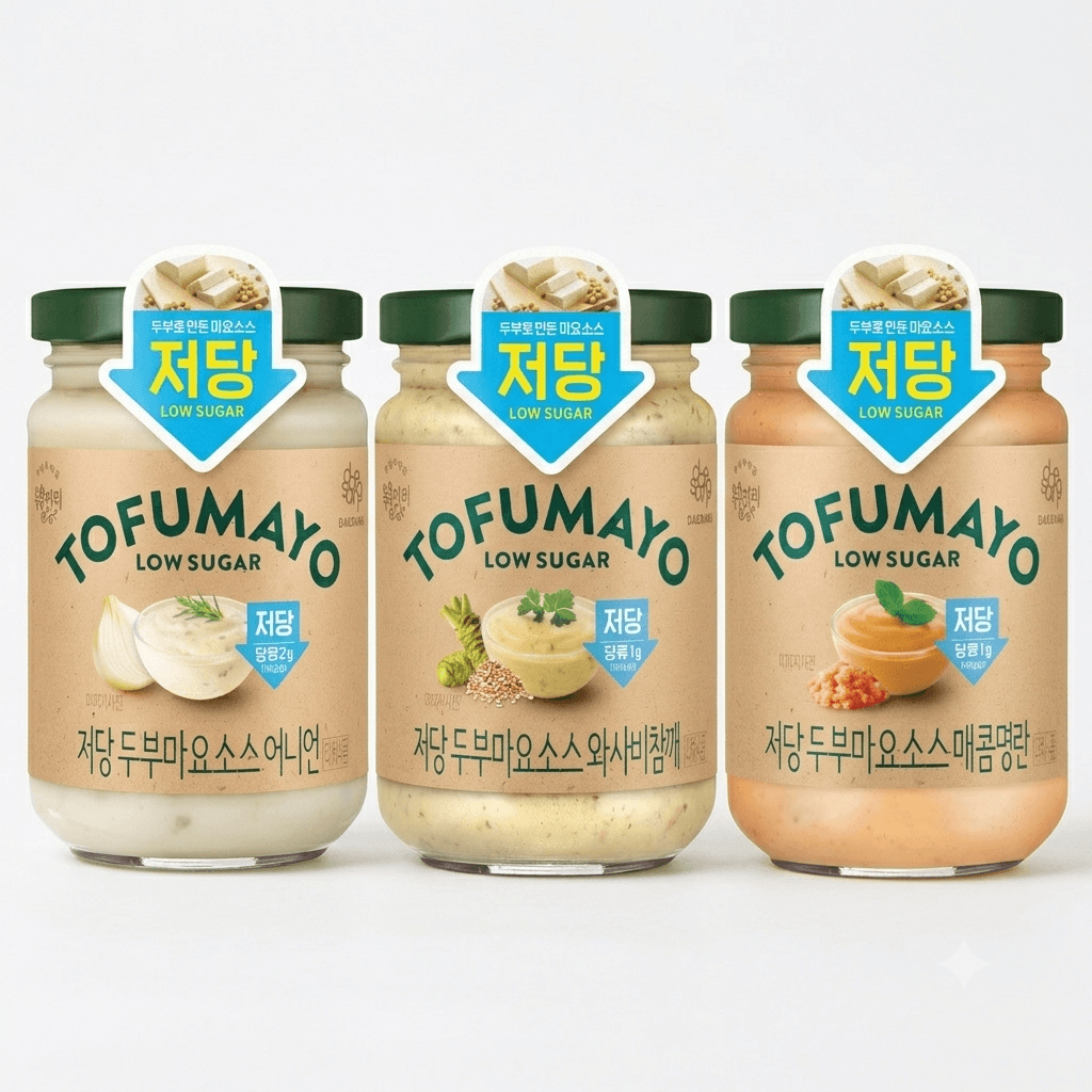 복음자리 저당 두부마요 소스